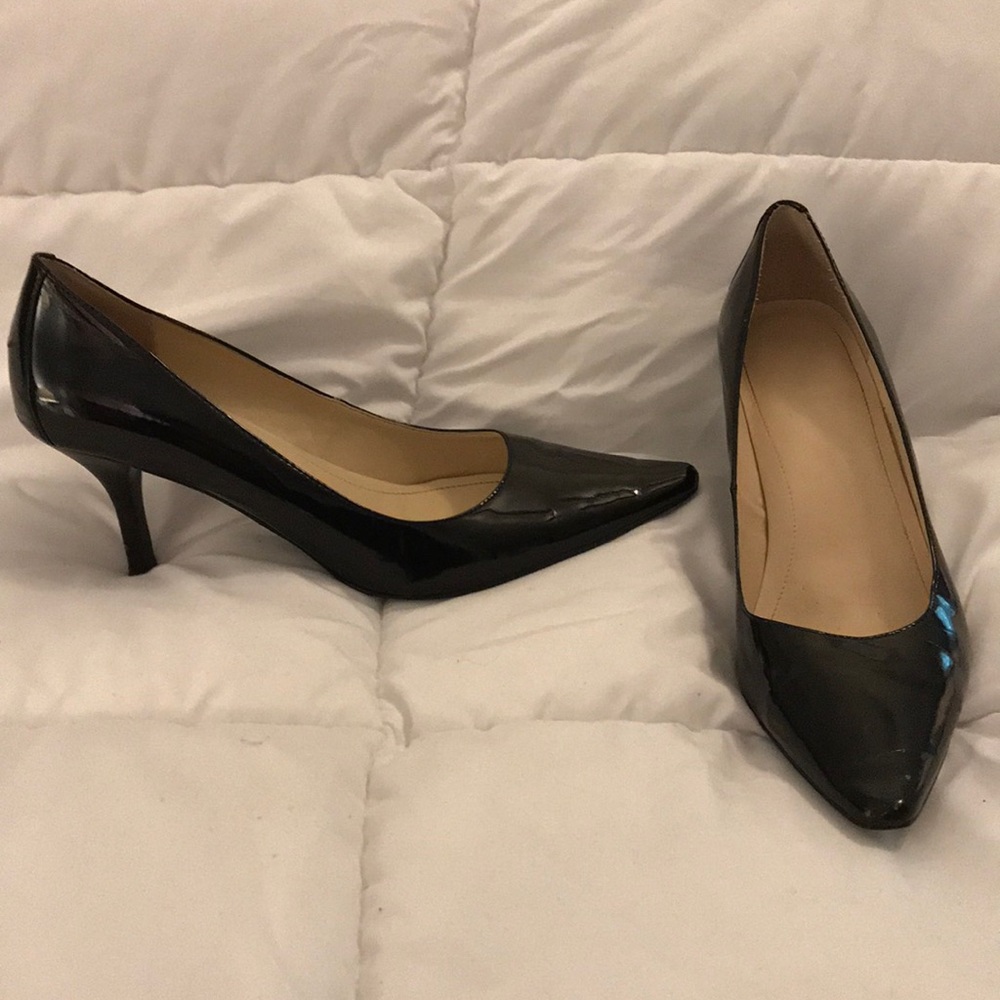 Calvin Klein patent leather heels